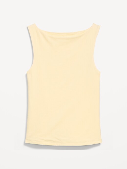 Image number 4 showing, Hug Double-Layer Boat-Neck Top