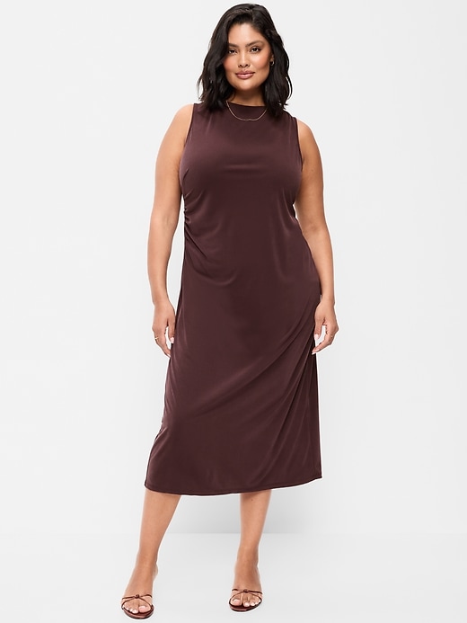 Image number 9 showing, Sleeveless Draped Midi Dress