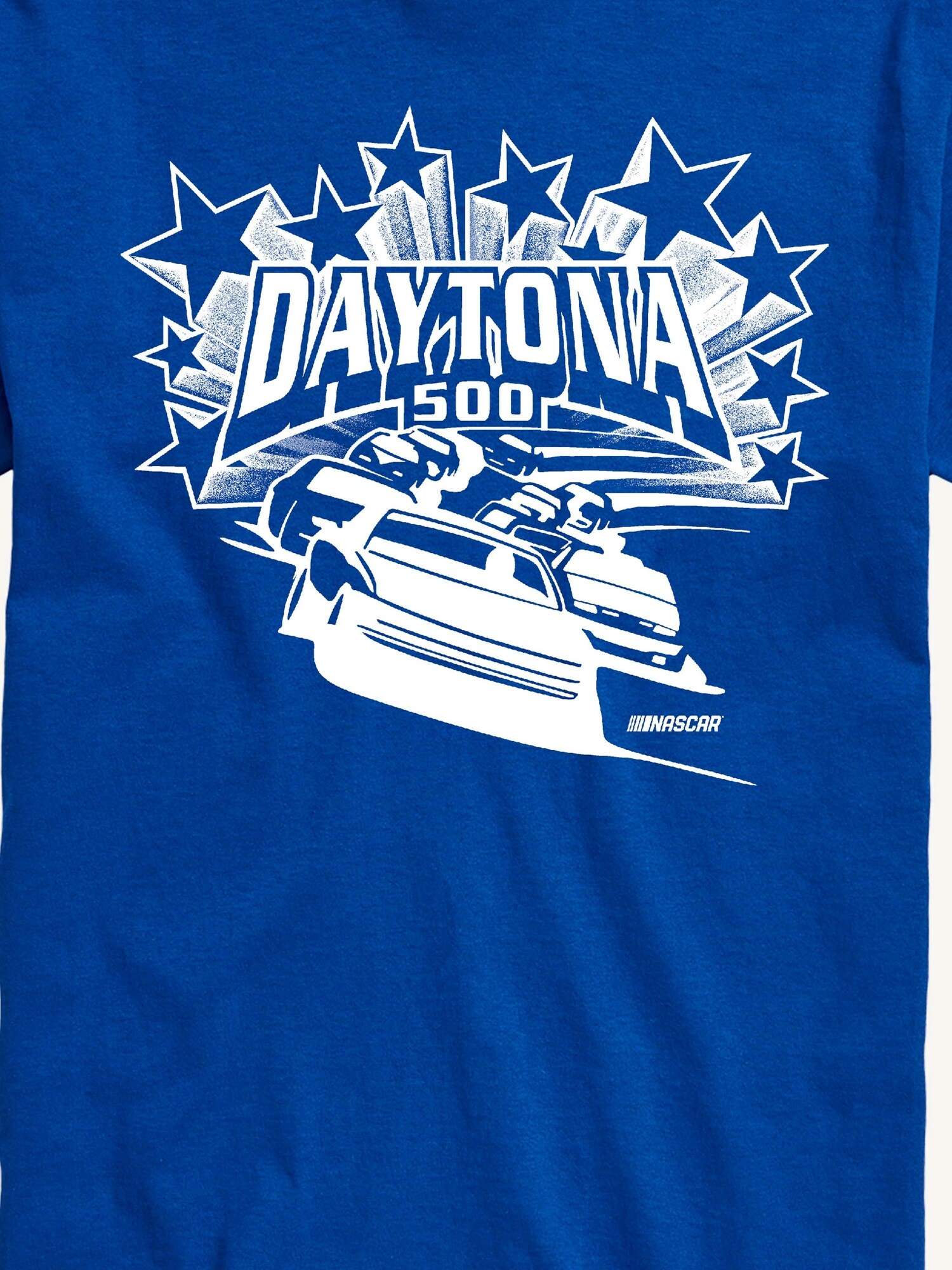 Мужская футболка Old Navy NASCAR Daytona 500 Stars And Stripes Short Sleeve Graphic, цвет: Королевский синий — фото 2