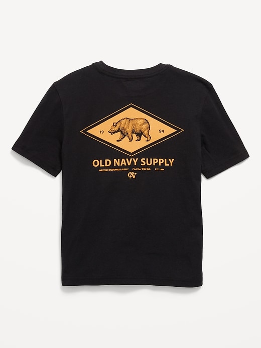 Image number 1 showing, Short-Sleeve Logo-Graphic T-Shirt for Boys