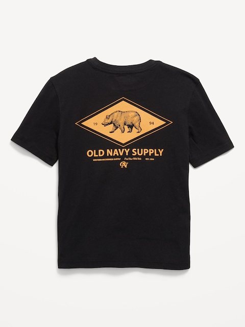 Short-Sleeve Logo-Graphic T-Shirt for Boys