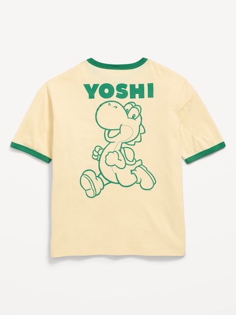 Super Mario™ Oversized Gender-Neutral Graphic T-Shirt for Kids