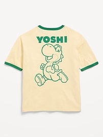 Image number 1 showing, Super Mario™ Oversized Gender-Neutral Graphic T-Shirt for Kids