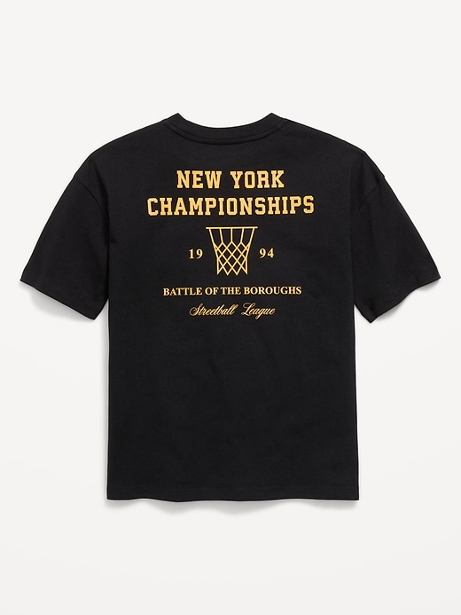 Image number 1 showing, Oversized Short-Sleeve Graphic T-Shirt for Boys