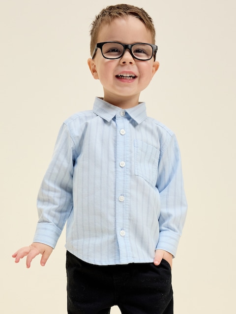 Long-Sleeve Oxford Shirt for Toddler Boys