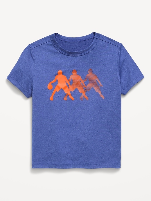 Image number 1 showing, CloudMotion Short-Sleeve Graphic T-Shirt for Toddler Boys