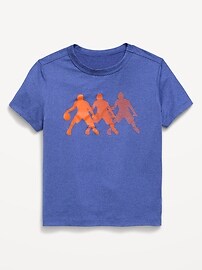 Image number 1 showing, CloudMotion Short-Sleeve Graphic T-Shirt for Toddler Boys