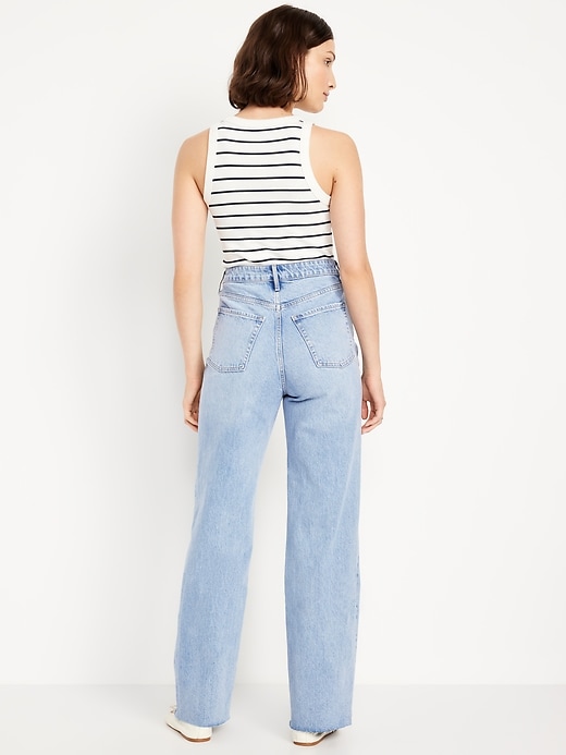Image number 3 showing, Extra High-Waisted Wide-Leg Jeans
