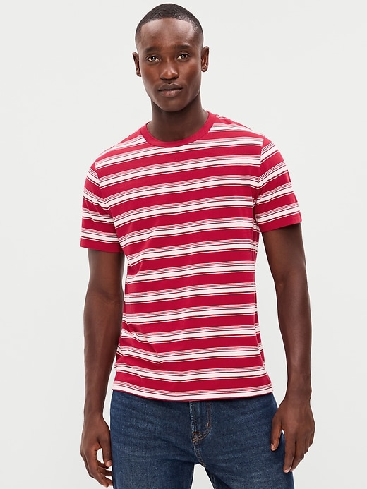Image number 1 showing, Crew-Neck Striped T-Shirt
