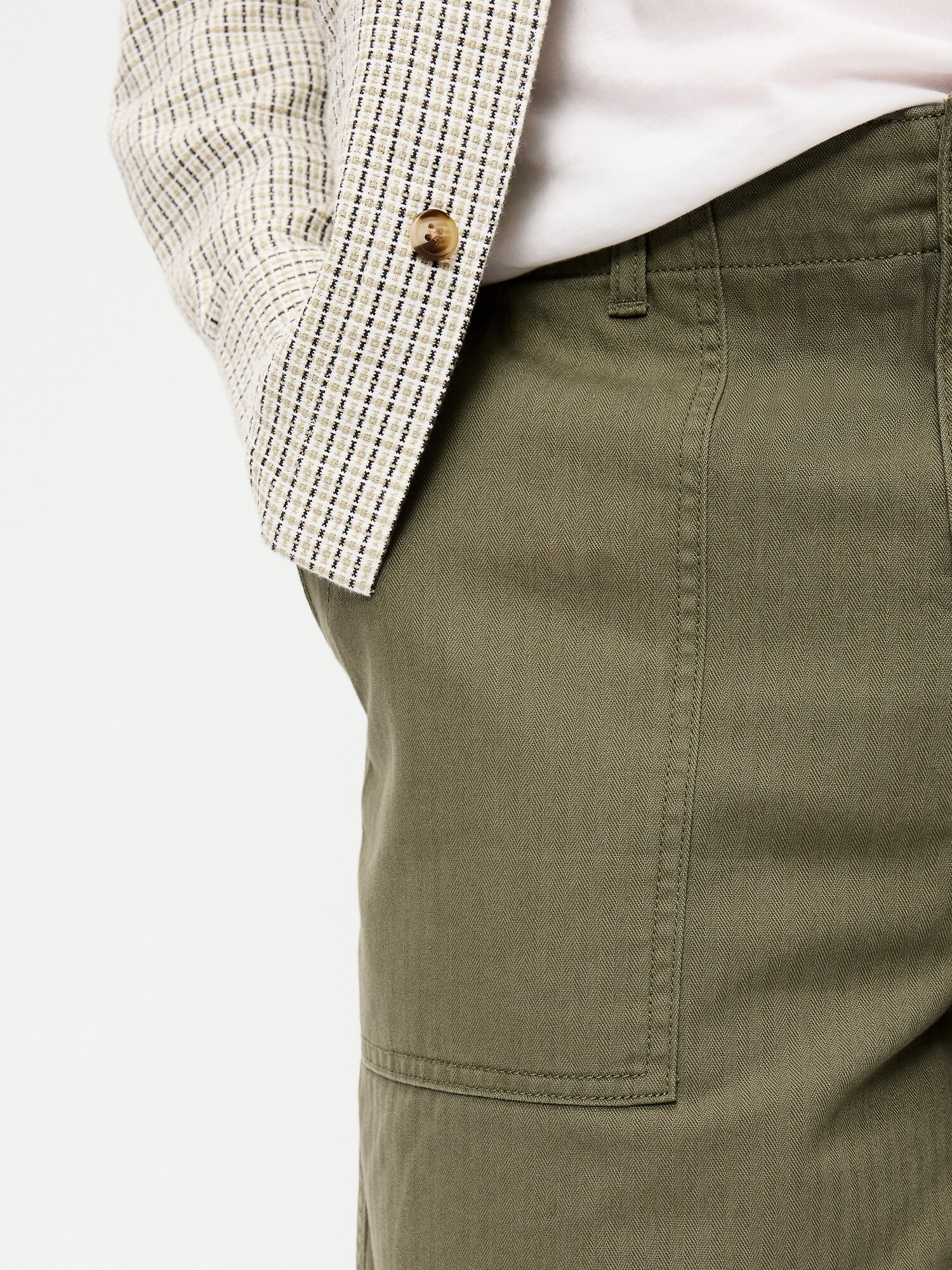Мужские шорты Old Navy 90's Loose Shorts -- 7-inch inseam, цвет: Dill Caper — фото 4