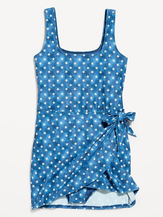 Image number 9 showing, Matte Side-Tie Swim Dress