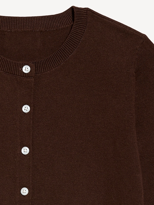 Image number 5 showing, SoSoft Lite Cropped Crew-Neck Cardigan