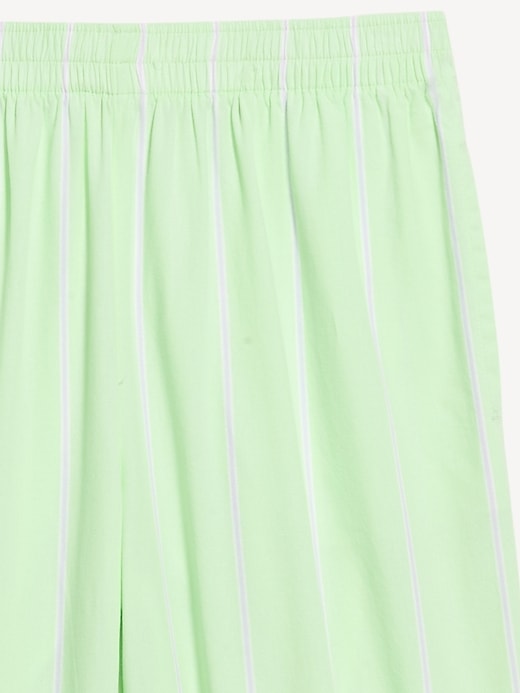 Image number 5 showing, High-Waisted Poplin Pajama Pant