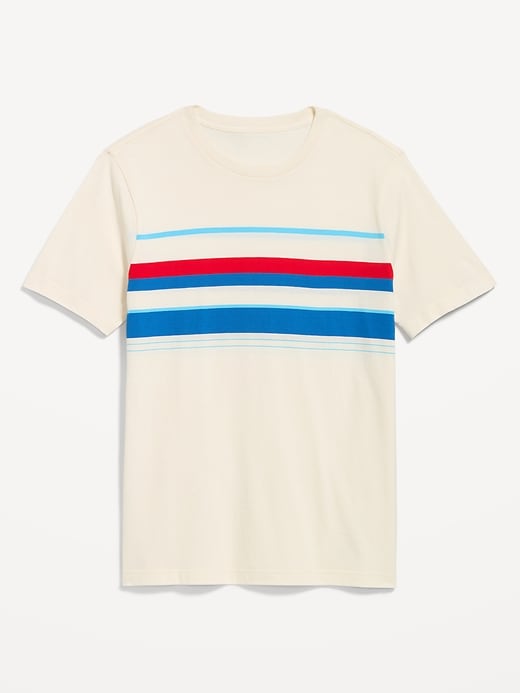 Image number 3 showing, Crew-Neck Striped T-Shirt
