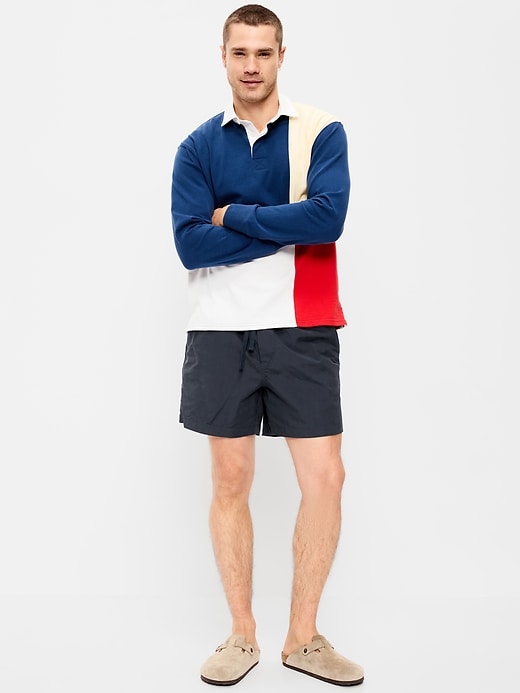 Image number 1 showing, Solid Jogger Shorts -- 5-inch inseam