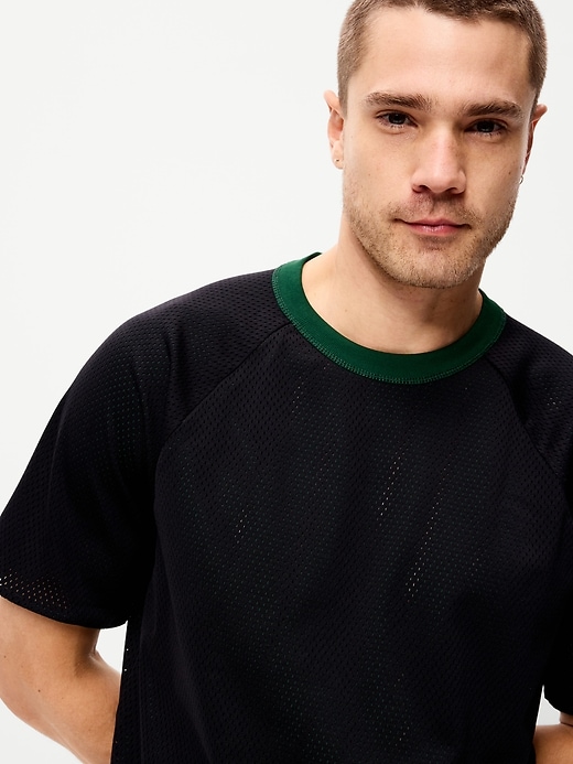 Image number 3 showing, Loose Mesh T-Shirt