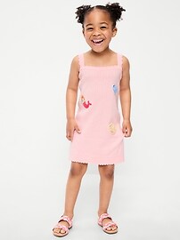 Image number 1 showing, Sleeveless Sweater-Knit Dress for Toddler Girls