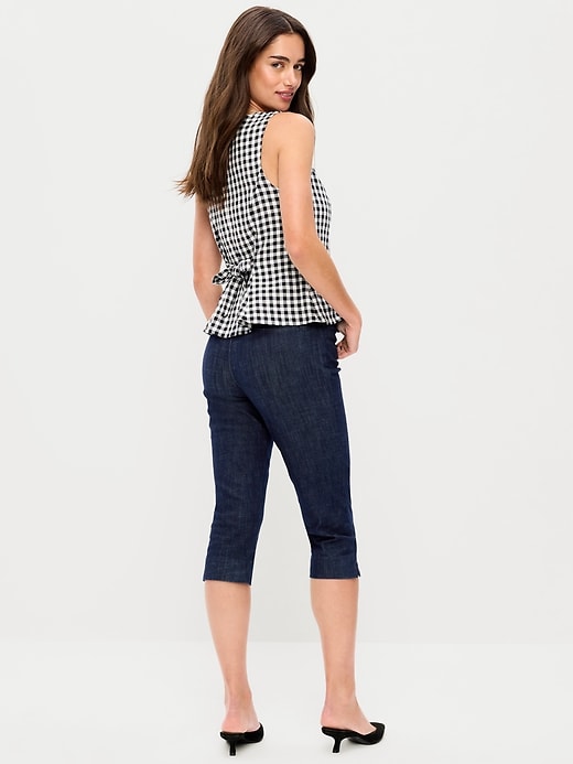 Image number 2 showing, High-Waisted Pixie Capri Pants