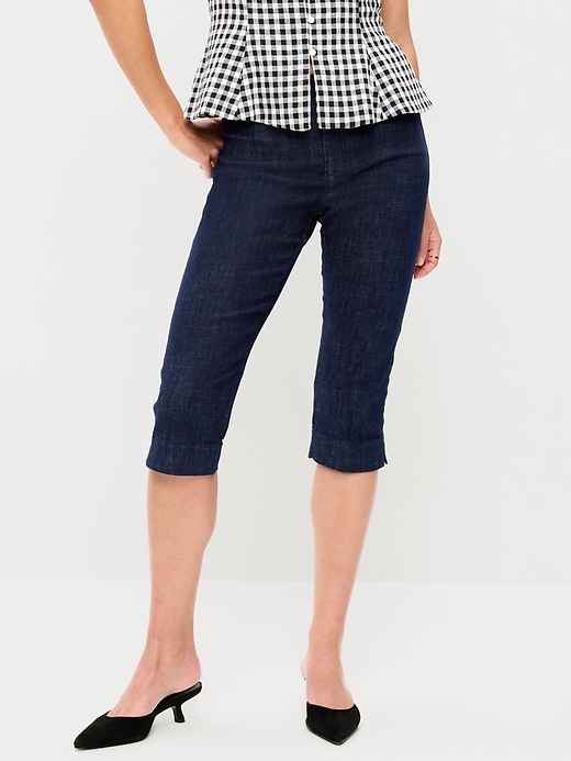 Image number 3 showing, High-Waisted Pixie Capri Pants