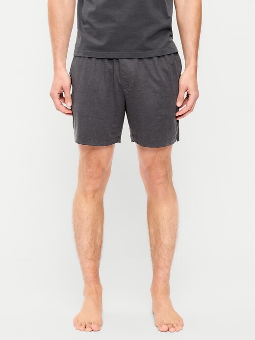 Image number 1 showing, Jersey-Knit Pajama Shorts