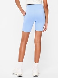 Image number 2 showing, High-Waisted StudioSmooth Biker Shorts for Girls