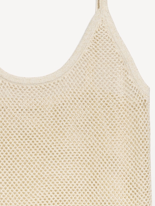 Image number 3 showing, Metallic Peplum Tank Top