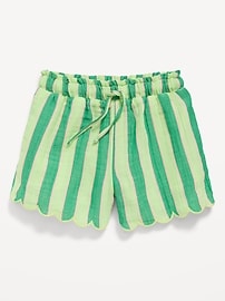 Image number 1 showing, Double-Weave Shorts for Toddler Girls
