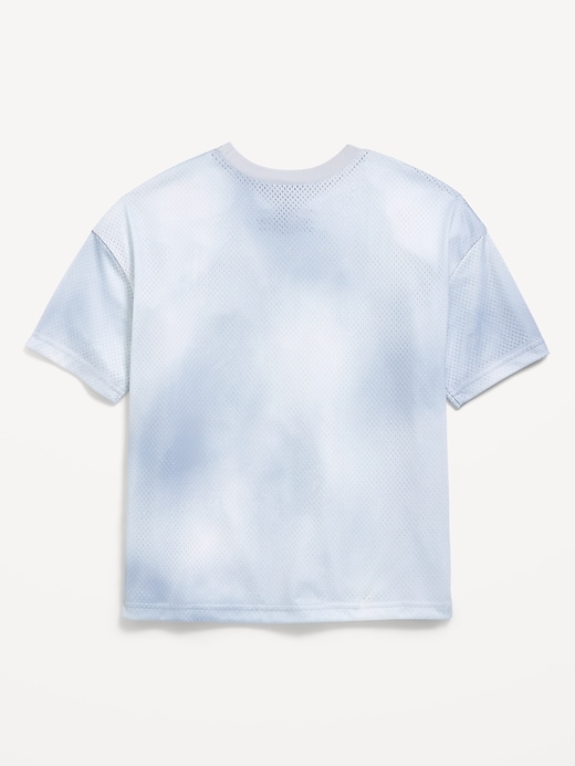 Image number 3 showing, Oversized Mesh Graphic Basketball T-Shirt for Boys
