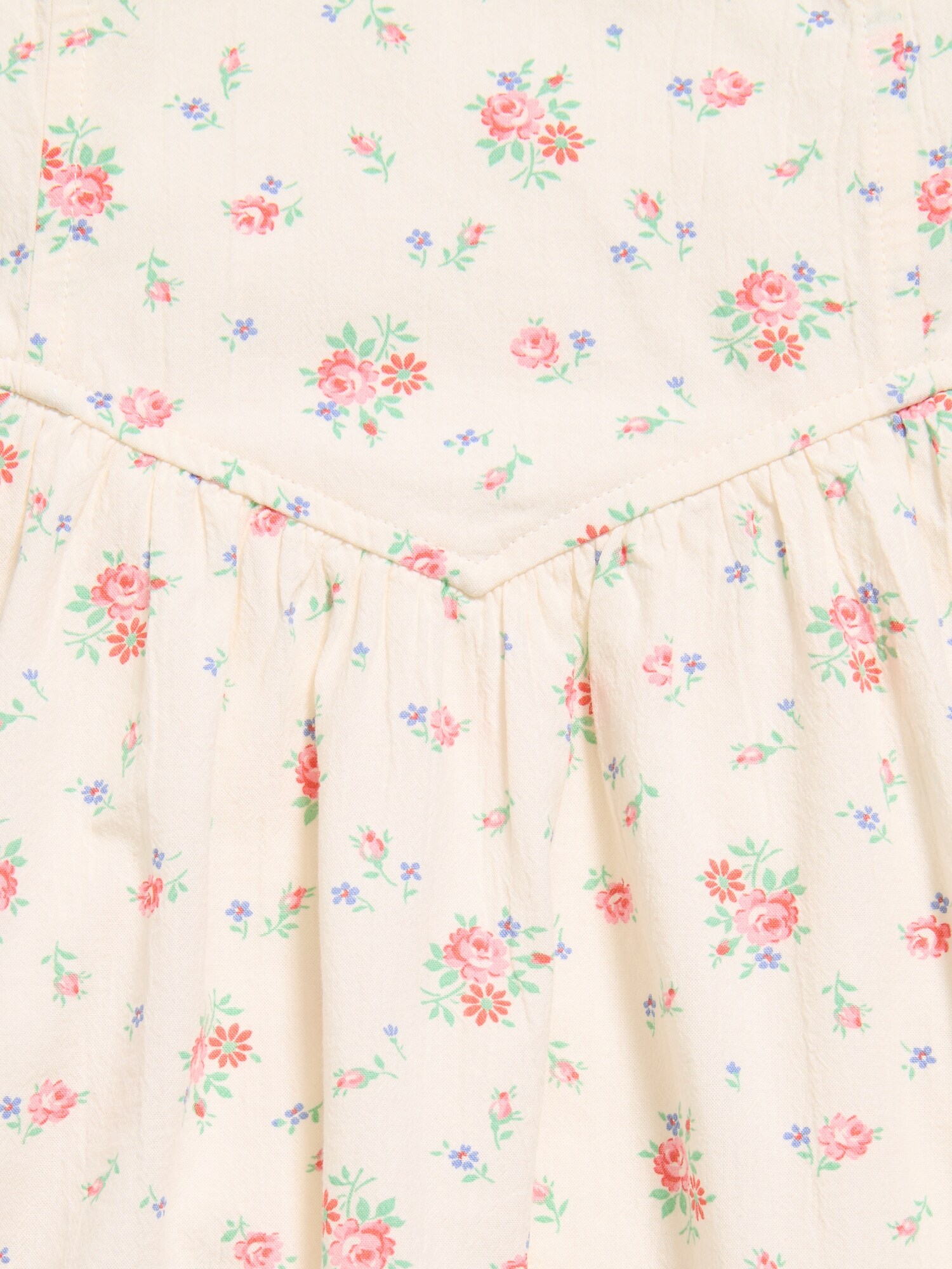 Платье Old Navy Sleeveless Fit and Flare Plaid Dress для девочек, цвет: Белый с принтом — фото 4