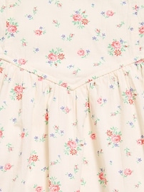 Image number 3 showing, Printed Sleeveless Fit and Flare Dress for Girls