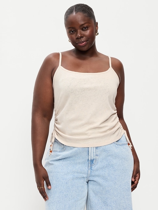 Image number 8 showing, Shirred Side Cami Tank Top