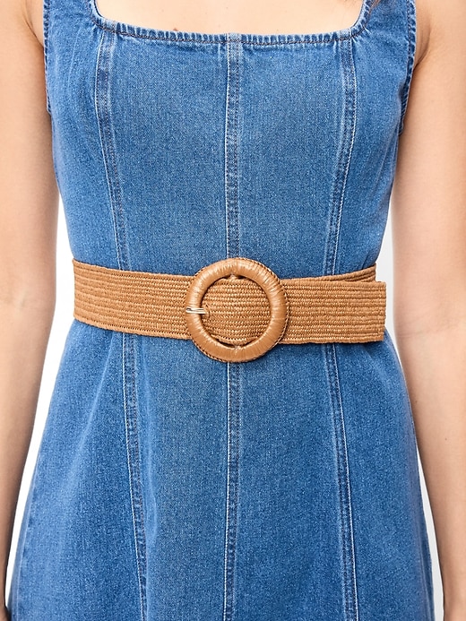 Image number 2 showing, Raffia Belt