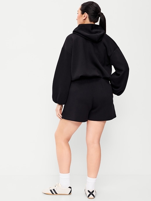 Image number 5 showing, High-Waisted Bounce Fleece Shorts -- 5-inch inseam