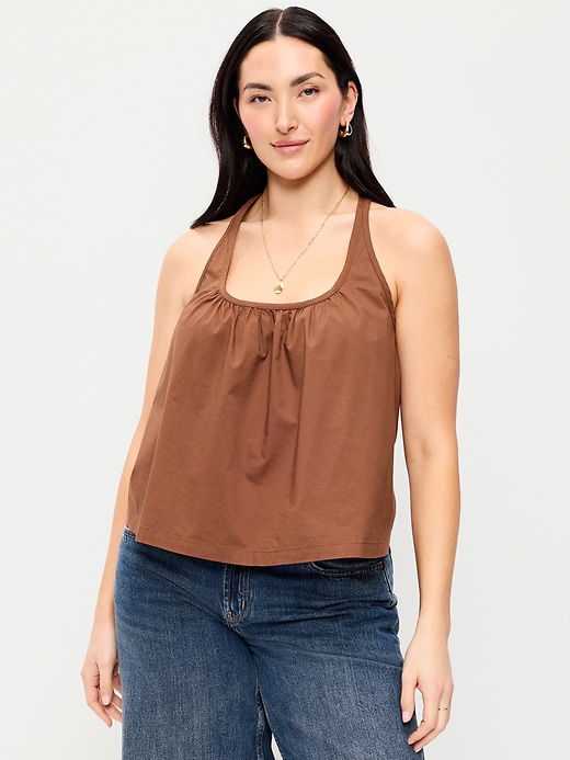 Image number 5 showing, Sleeveless Trapeze Tank Top