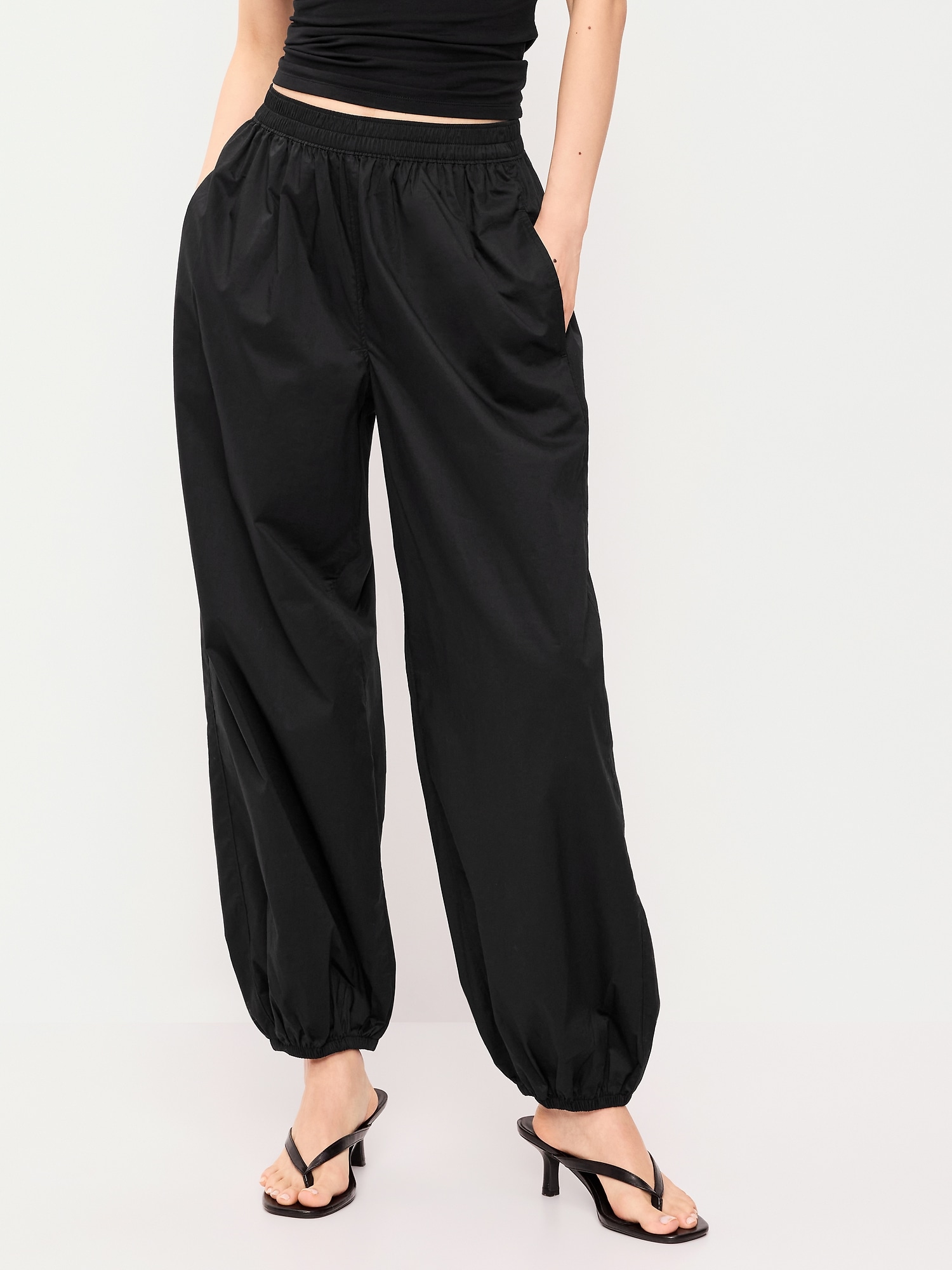 Lightweight Pull-On Parachute Sleep Pants