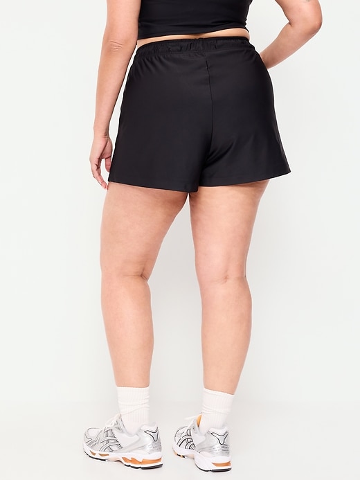 Image number 8 showing, High-Waisted PowerSoft Shorts -- 3.5-inch inseam