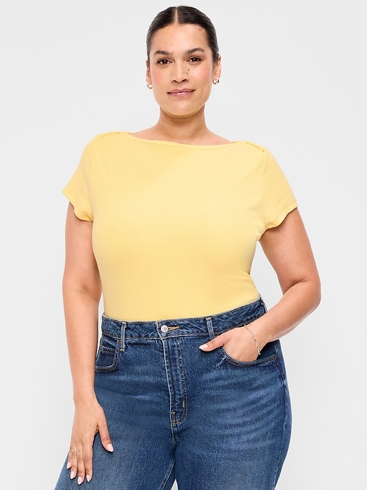 Image number 7 showing, Snug Boatneck T-Shirt