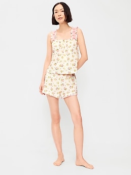 Ruffled Pajama Tank and Shorts Set - image 3