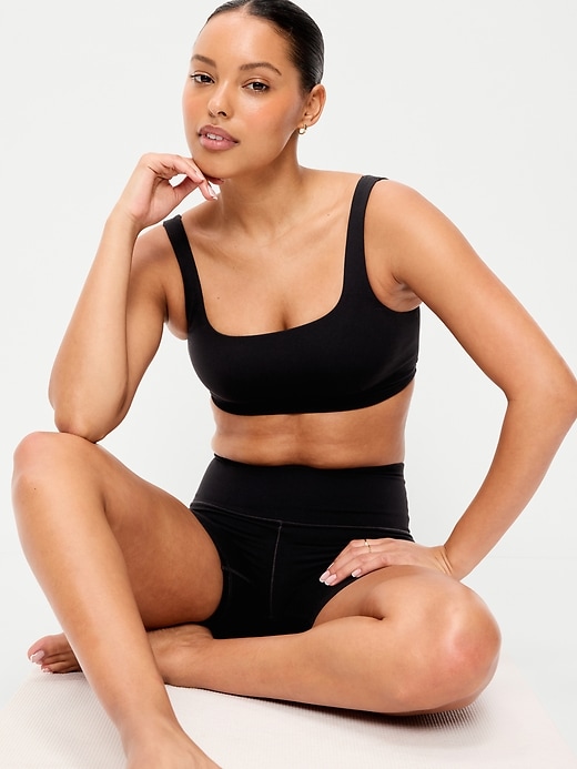 Image number 3 showing, Light Support StudioSmooth Square-Neck Sports Bra