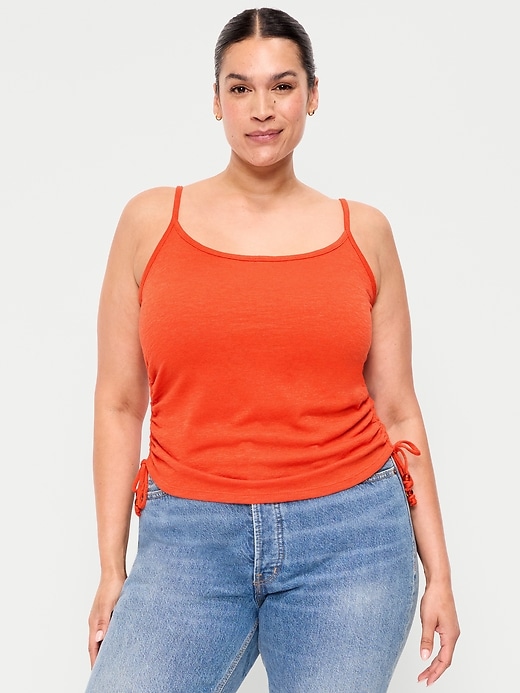 Image number 8 showing, Shirred Side Cami Tank Top