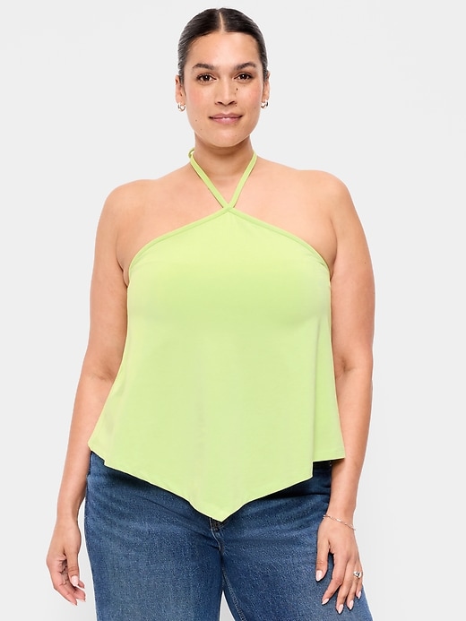 Image number 7 showing, Handkerchief Halter Top