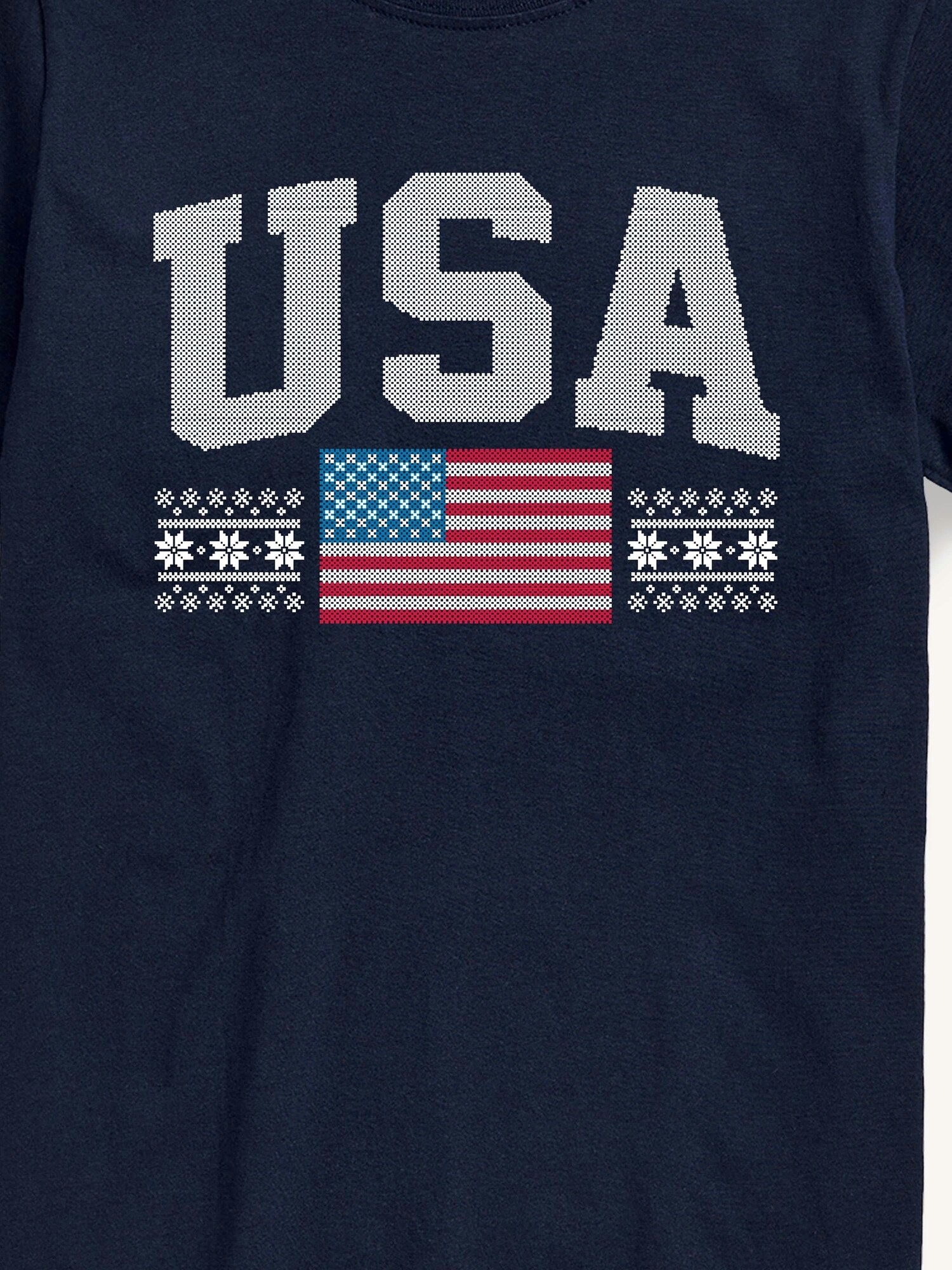 Мужская футболка Old Navy USA Sport Short Sleeve Graphic, цвет: Тёмно-синий — фото 2