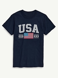 Image number 1 showing, USA Sport Short Sleeve Graphic T-Shirt