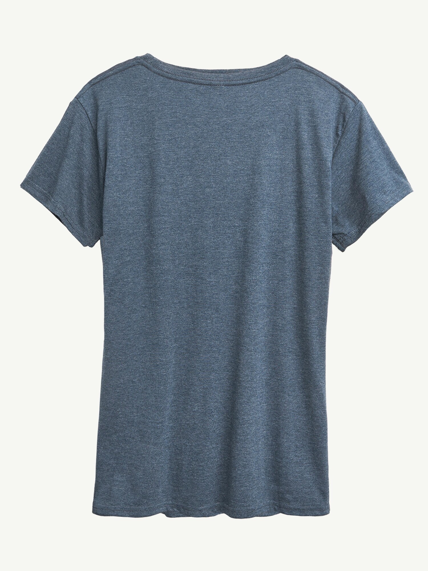 Женская футболка Old Navy Dark Romance Book Club Short Sleeve Classic Fit Graphic, цвет: Меланжевый синий — фото 3