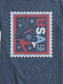 Image number 2 showing, Figure Skater Stamp Short Sleeve Graphic T-Shirt