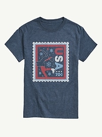 Image number 1 showing, Figure Skater Stamp Short Sleeve Graphic T-Shirt