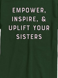 Image number 2 showing, Empower Inspire Uplift Sisters  Short Sleeve Graphic T-Shirt