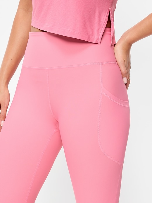 Image number 3 showing, High-Waisted PowerSoft 7/8 Pocket Leggings