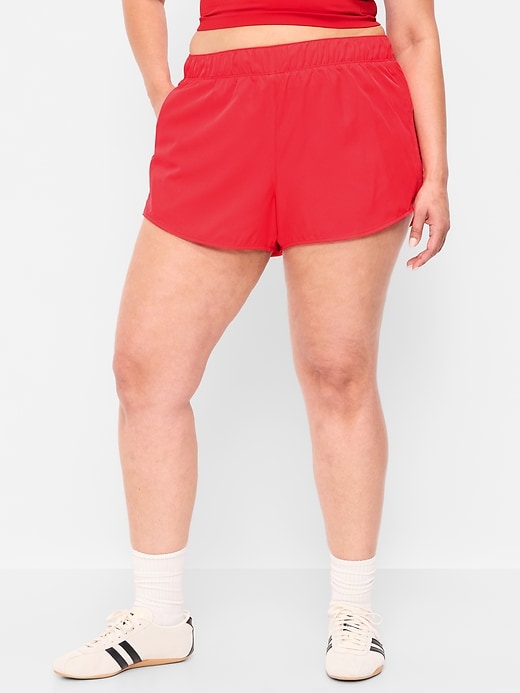 Image number 6 showing, Mid-Rise StretchTech Run Shorts -- 3-inch inseam