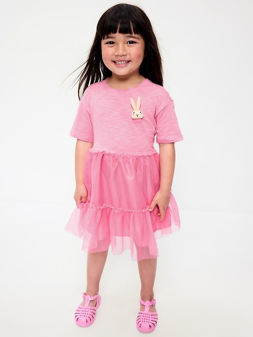 Image number 1 showing, Short-Sleeve Tutu Dress for Toddler Girls